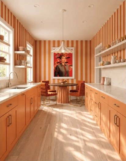 A small sunny kitchen where included work needs to be stated clearly.
