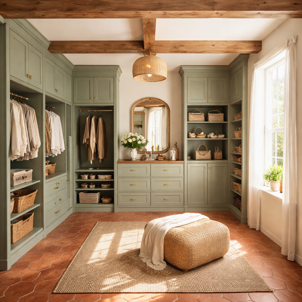 Anna design concept showing layered color, contrasting materials, cabinetry and layered interior details.