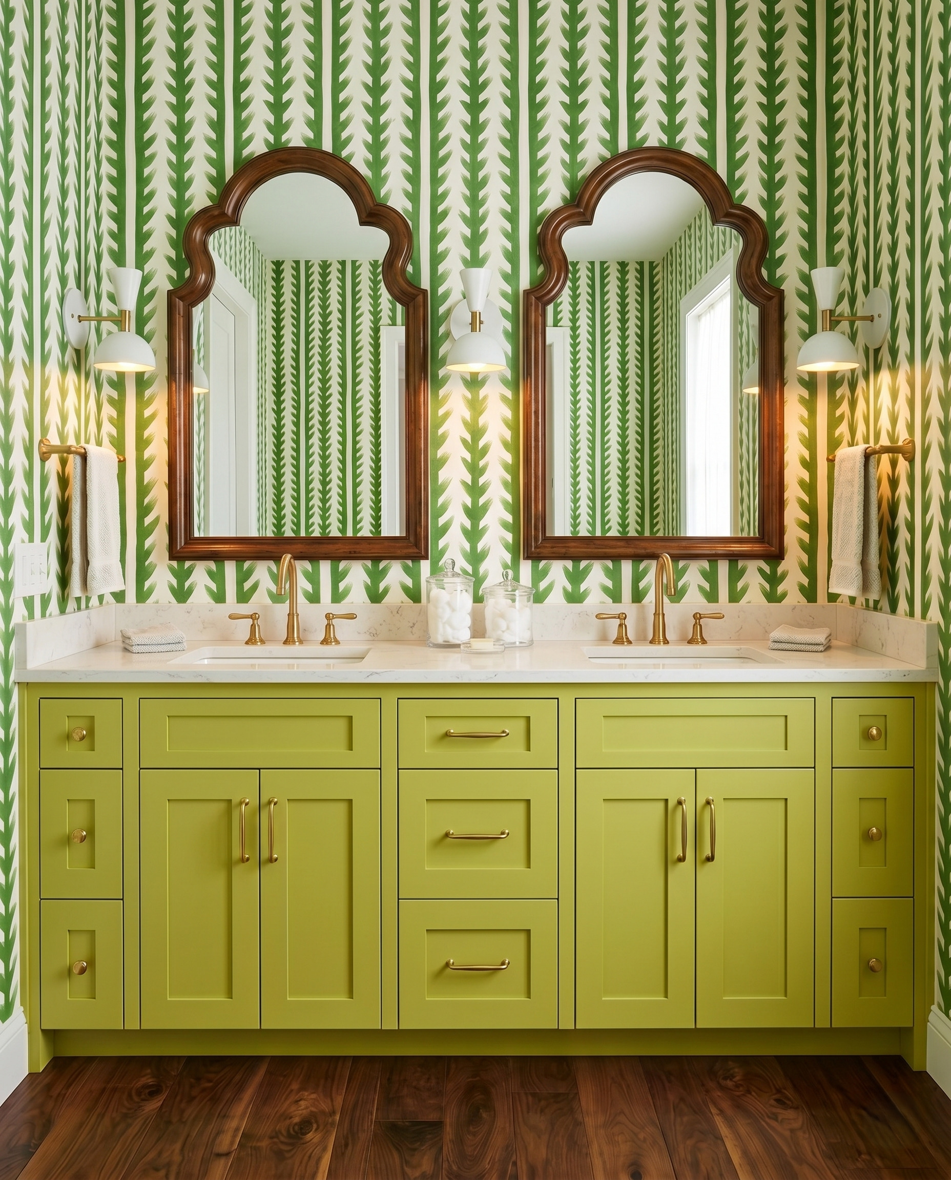 Anna design concept showing layered color, contrasting materials, cabinetry and layered interior details.